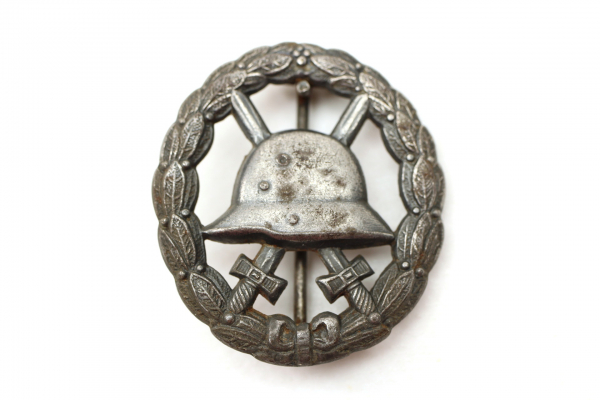 Wound badge for the army and colonial troops 1918 in silver - perforated