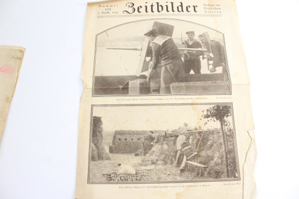 Konvolut 6 Zeitungen unter anderem Hamburger Illustrierte