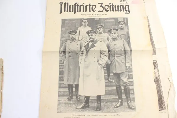 Lot of 6 newspapers, including Hamburger Illustrierte