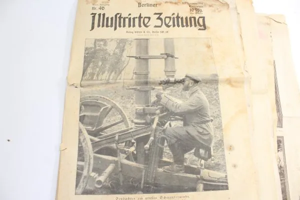 Lot of 6 newspapers, including Hamburger Illustrierte
