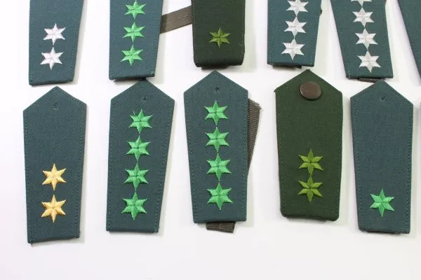 DDR / NVA bundle of various shoulder boards for ranks