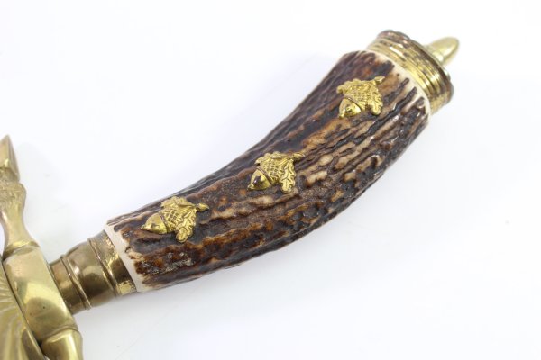 A WWII hunting knife or army officer's knife made by Hörster Solingen.