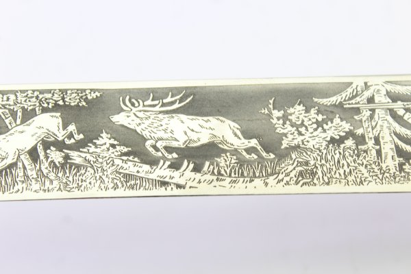 A WWII hunting knife or army officer's knife made by Hörster Solingen.