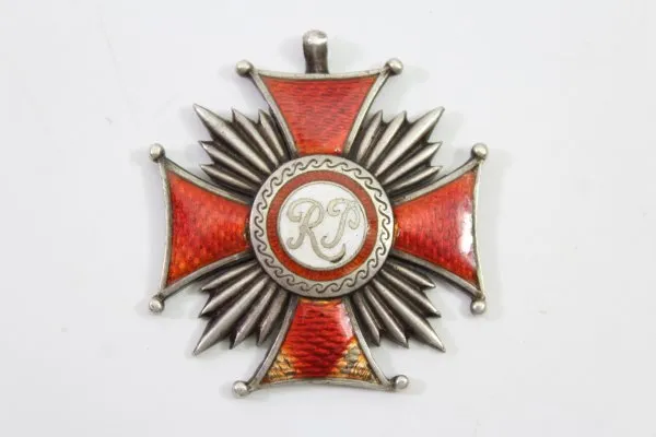 Original PRL-Orden Polonia Restituta – Polen Silbermedaille