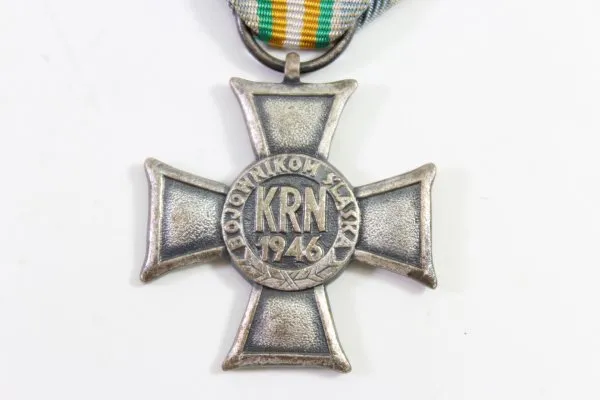 Polen, Schlesisches Aufstandskreuz 1946 am Band