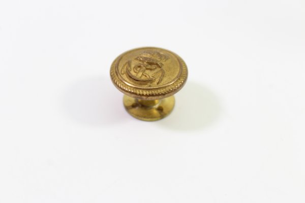 5 Kriegsmarine Buttons, Screw-on Shoulder Board Buttons