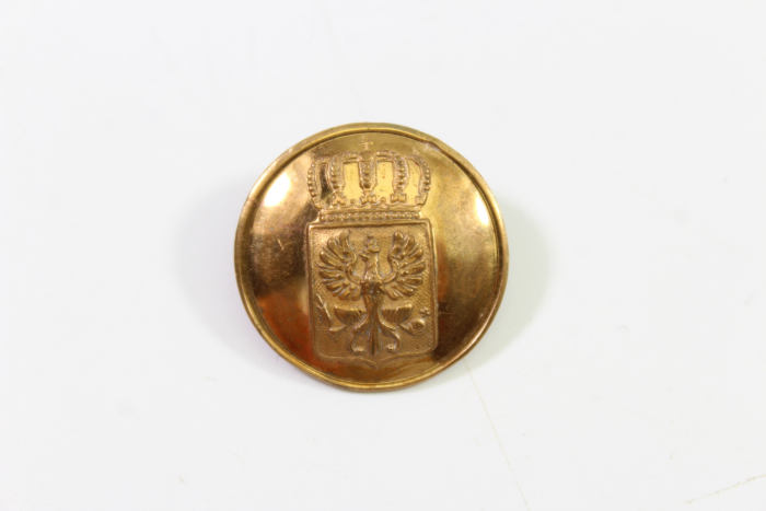 Preußen Messing farbener Offiziers Knopf, Preis Pro Knopf