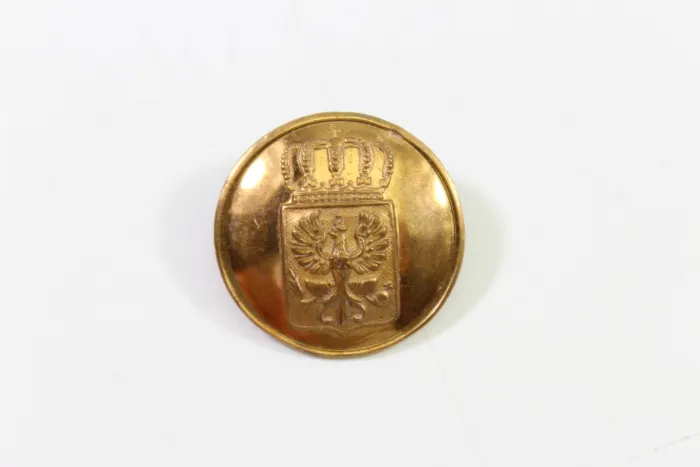 Preußen Messing farbener Offiziers Knopf, Preis Pro Knopf