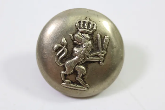 Silver uniform buttons metal for civil servants