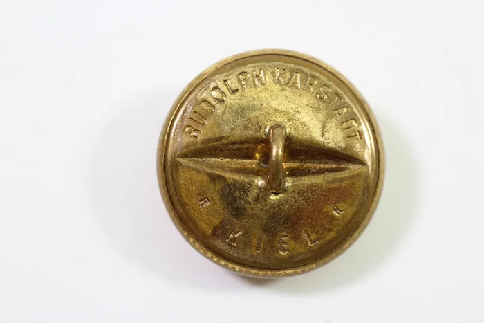 2 Knöpfe Vergoldet, Extra Fein für Uniform / Tracht