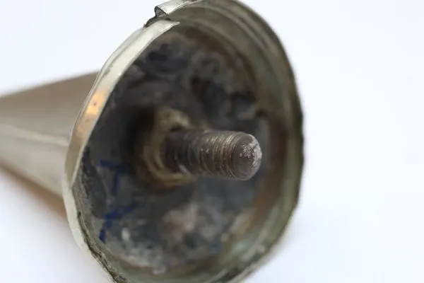 Ww1 Spitze für Pickelhaube zum Schrauben, originales Teil