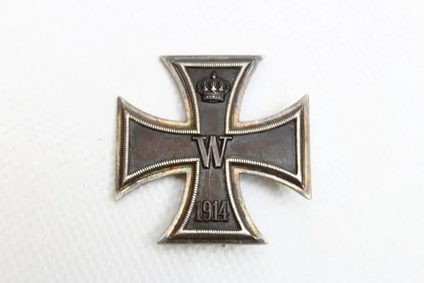 ww1 Eisernes Kreuz 1.Klasse 1914 an Nadel Hersteller WS für die Firma Wagner & Sohn, Berlin