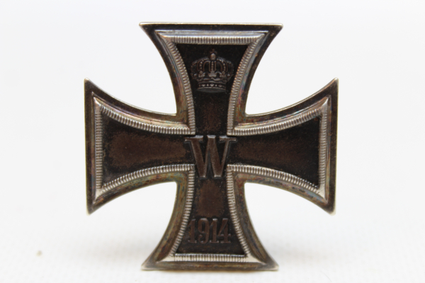 ww1 Eisernes Kreuz 1.Klasse 1914 an Nadel Hersteller WS für die Firma Wagner & Sohn, Berlin