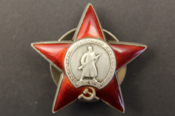 Medall USSR / Russia USSR, CCCP, Soviet Union - Order of the Red Star - Red Star Order with screw washer from 1930