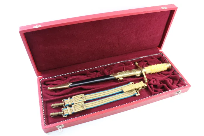 NVA DDR, dagger general dagger LSK air force with hanger + hanger in case