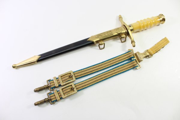 NVA DDR, dagger general dagger LSK air force with hanger + hanger in case