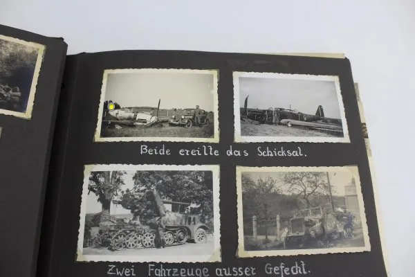 Photo albums remembering my time of service with tanks, German aircraft etc