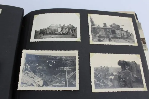 Photo albums remembering my time of service with tanks, German aircraft etc