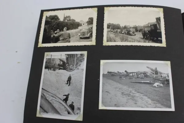 Photo albums remembering my time of service with tanks, German aircraft etc