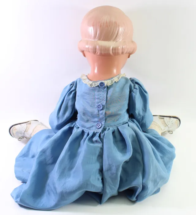 Alte Schildkröt Celluloid Puppe Inge 52 cm ca 1950