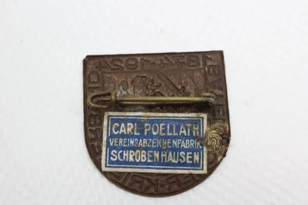 JUBILEE BADGE 1874-1924 for the 50th anniversary of the Bavarian Warrior League.