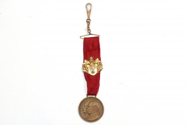 Prussia / Austria 1914 bronze medal Wilhelm II & Franz Joseph I