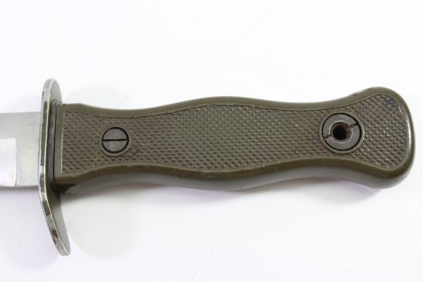 Bundeswehr Kampfmesser, Fahrtenmesser, Feldmesser alter Art HSK70 mit Koppelschuh, original