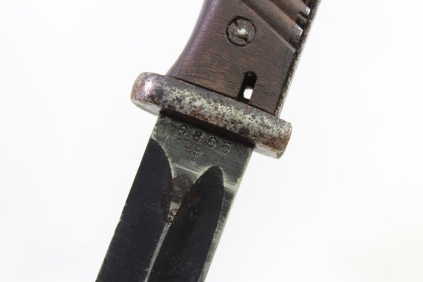 Mauser K98 bayonet, belt frog made by Koppel.