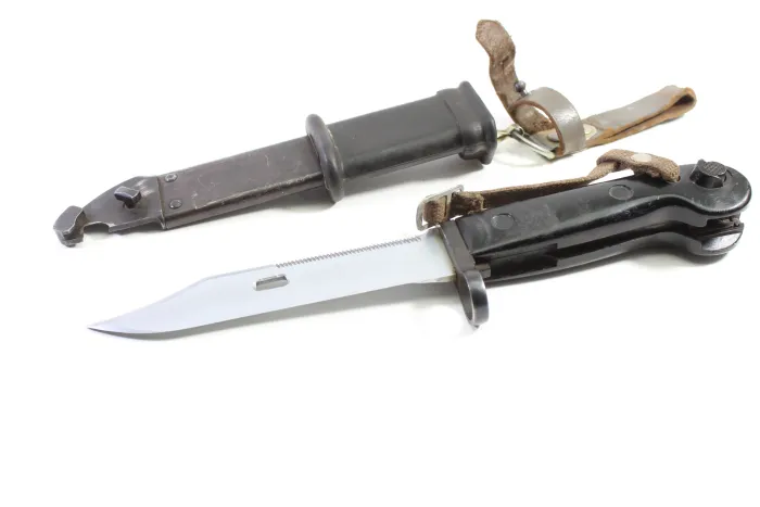 East German Army (NVA) combat knife with bayonet for AK47/M59 rifles