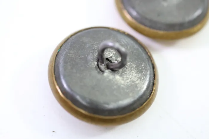 7 Metall Knöpfe Marine Ausgehuniform, Bestand aus einer alten Uniformschneiderei