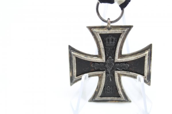 Iron Cross 2nd class on the ribbon from 1914, EK2 manufacturer illegible
