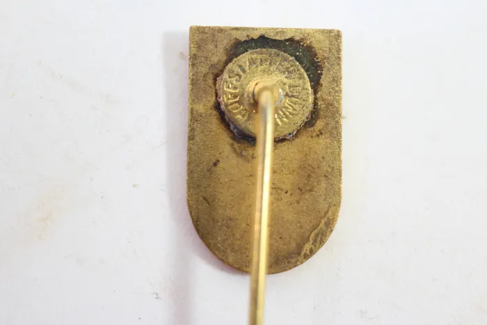 CDU honorary badge, 1950s, reverse side marked manufacturer Hofstätter Bonn