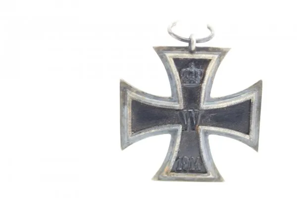 Iron Cross 2nd Class on a ribbon from 1914, EK2 manufacturer FO