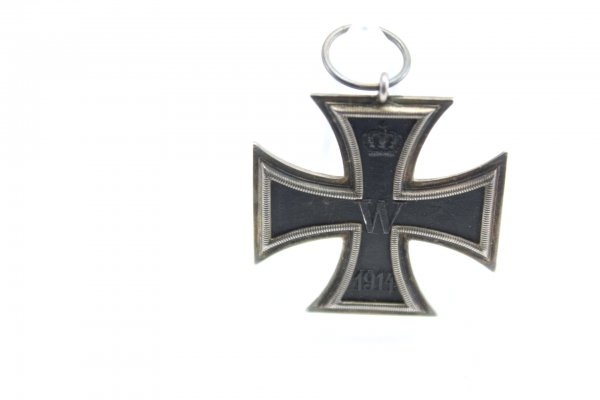 Eisernes Kreuz 2. Klasse am Band von 1914, EK2 o. Hst.