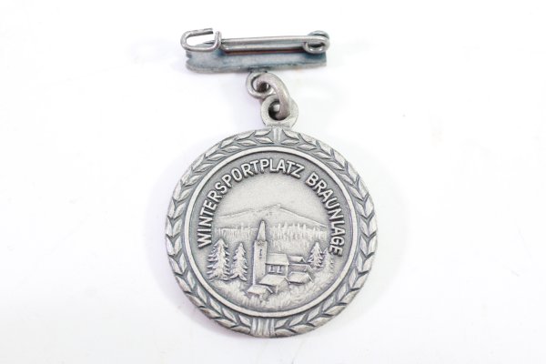 Medailie A. Ulrichs Begründer des Deutschen Skilaufes 1883