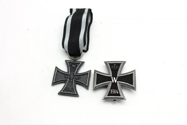 Ww1 Ek 2 und EK1 Filmanfertigungen Eisernes Kreuz 2. Klasse 1813 und Eisernes Kreuz 1. Klasse 1914