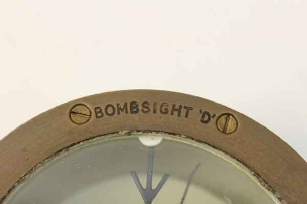 A WW2 RAF LANCASTER Bomber Compass, BOMBSIGHT D COMPASS Ref No 6E/0.276 A.M. No. 307