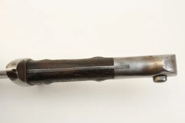 Bayonet with manufacturer marking and numbering on the grip