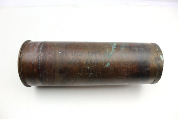ww2 Loot piece anti-tank gun grenade sleeve rebuilt in 1940 as a hot water bottle