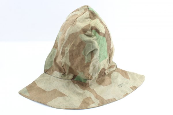 Wehrmacht seltene Kopfhaube Sumpftarnmuster Camouflage