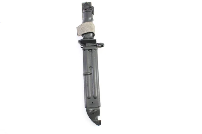 DDR NVA Kampfmesser KM 87 Überlebensmesser der Nationalen Volksarmee, komplett mit Überlebenskapsel