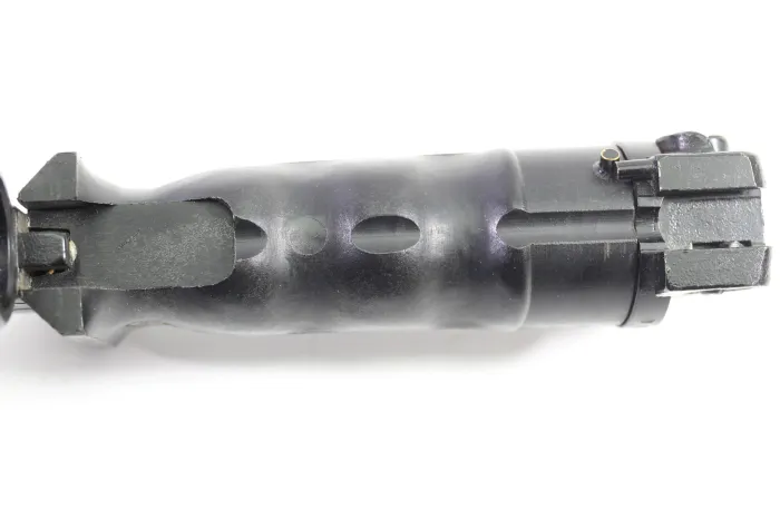 DDR NVA Kampfmesser KM 87 Überlebensmesser der Nationalen Volksarmee, komplett mit Überlebenskapsel