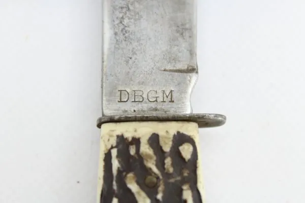 German intage knife D.B.G.M