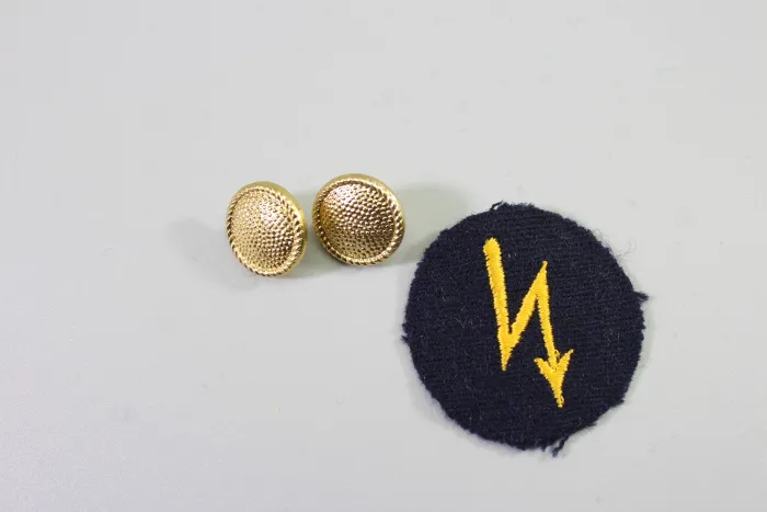 Ärmelabzeichen Funker und Schulterstück Knöpfe Reichsbahn Direktor