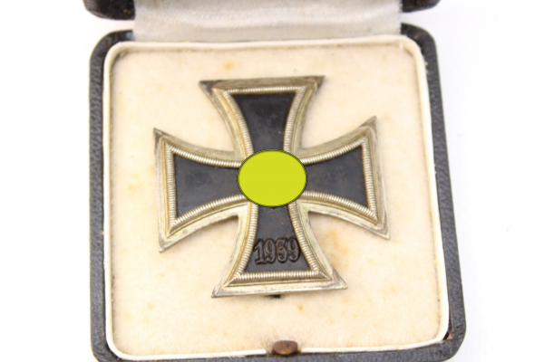 Ek1, Frühes Eisernes Kreuz 1. Klasse 1939, Paul Meybauer , im Etui Paul Meybauer