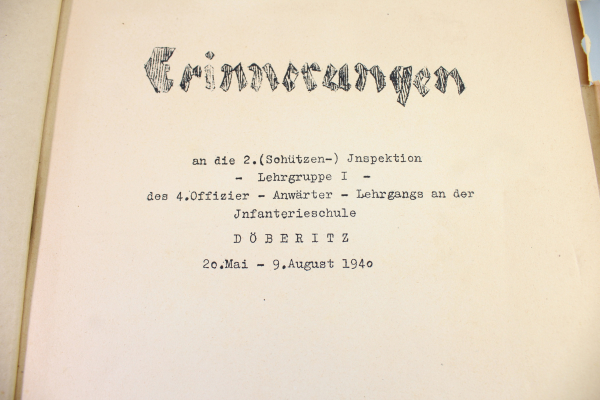 Döberitz 1940 Zeitung Erinnerung Schützeninspektion Lehrgruppe 1 Infanterieschule