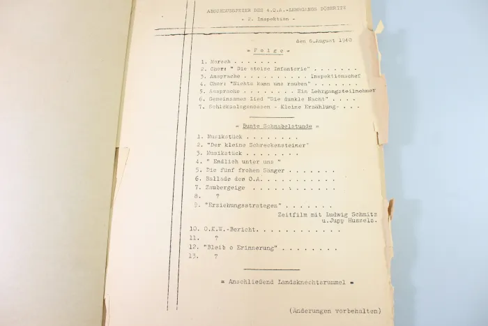 Döberitz 1940 Zeitung Erinnerung Schützeninspektion Lehrgruppe 1 Infanterieschule