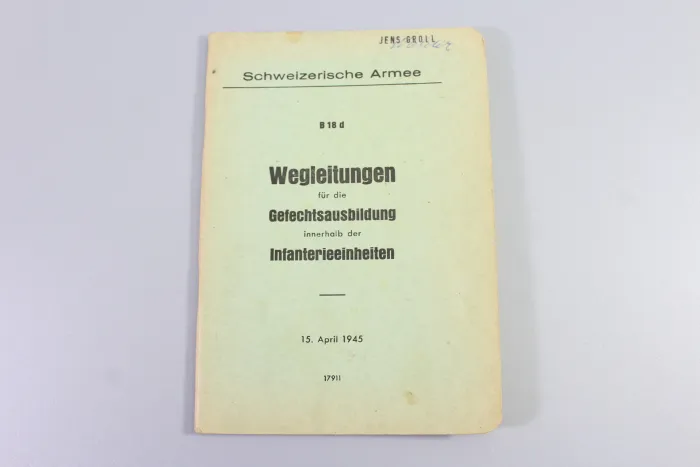 Wehrmacht 4 Taschenbücher, Jungwehr, Ausbildung Infanterie, Gefechtsausbildung
