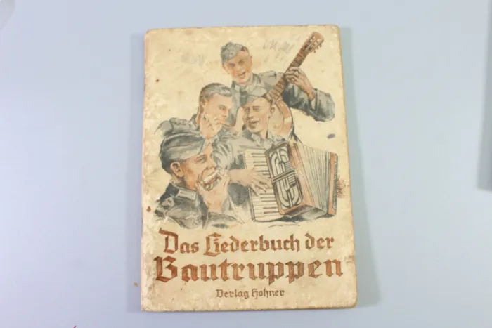 Das Liederbuch der Bautruppen u. Die Soldatenfibel Ausbildungsunterlagen