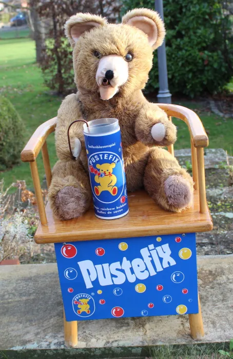 Pustefix Baer, Original Pustefix soap bubble bear in top condition